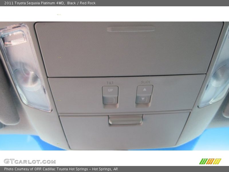 Black / Red Rock 2011 Toyota Sequoia Platinum 4WD