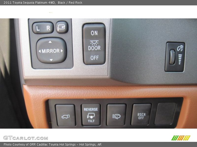 Black / Red Rock 2011 Toyota Sequoia Platinum 4WD