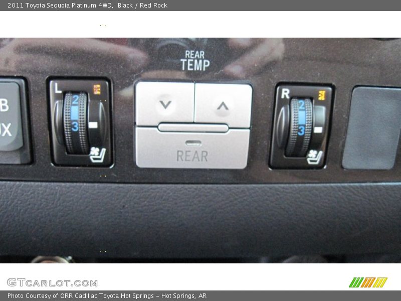 Black / Red Rock 2011 Toyota Sequoia Platinum 4WD