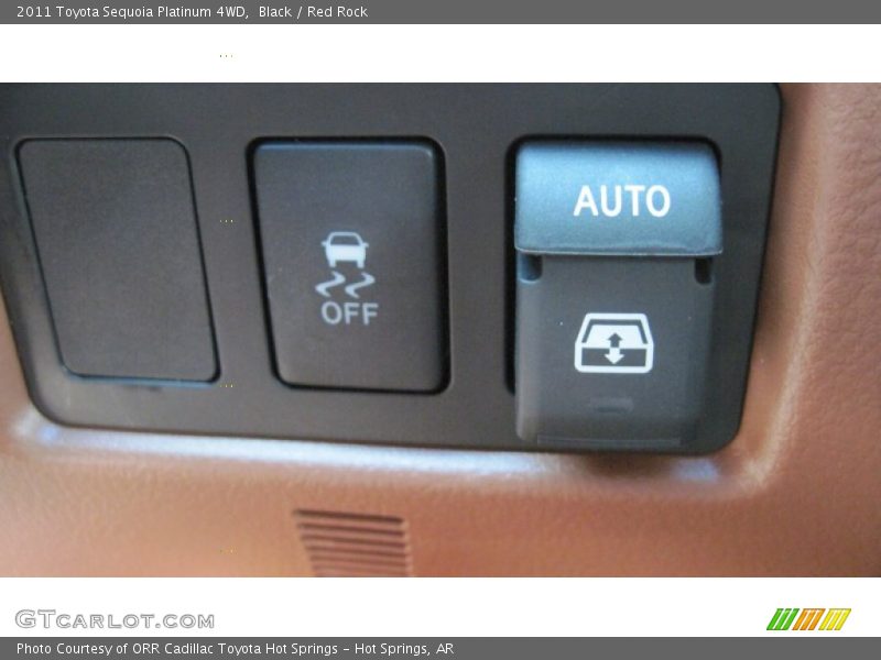 Black / Red Rock 2011 Toyota Sequoia Platinum 4WD