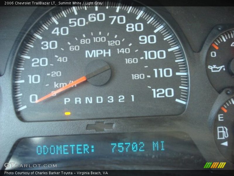 Summit White / Light Gray 2006 Chevrolet TrailBlazer LT