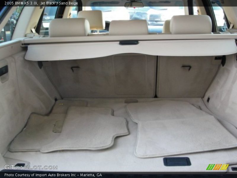 Jet Black / Sand Beige 2005 BMW X5 3.0i