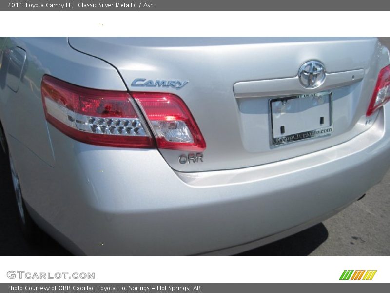 Classic Silver Metallic / Ash 2011 Toyota Camry LE