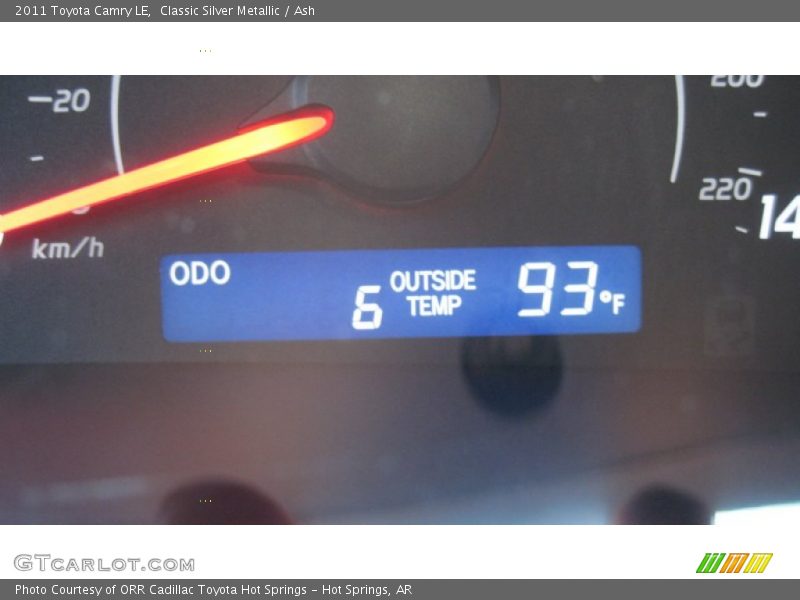 Classic Silver Metallic / Ash 2011 Toyota Camry LE