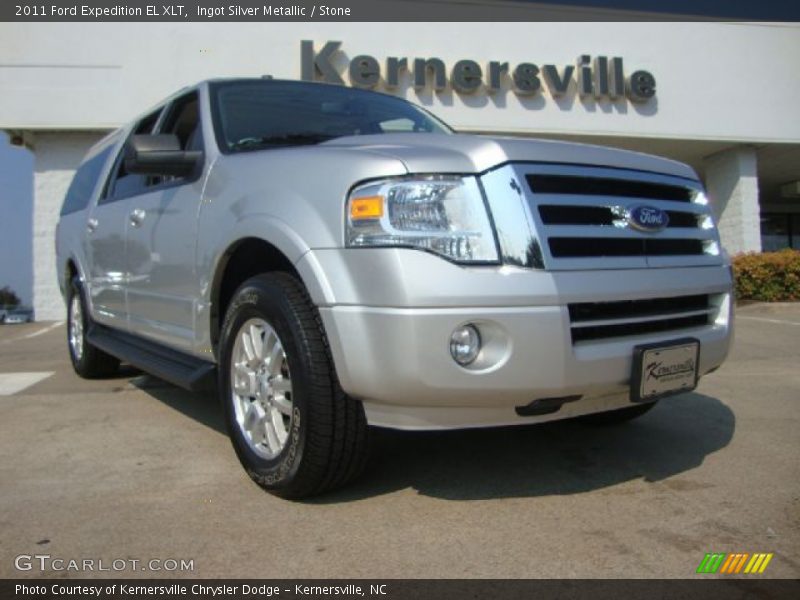 Ingot Silver Metallic / Stone 2011 Ford Expedition EL XLT