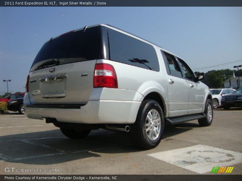 Ingot Silver Metallic / Stone 2011 Ford Expedition EL XLT