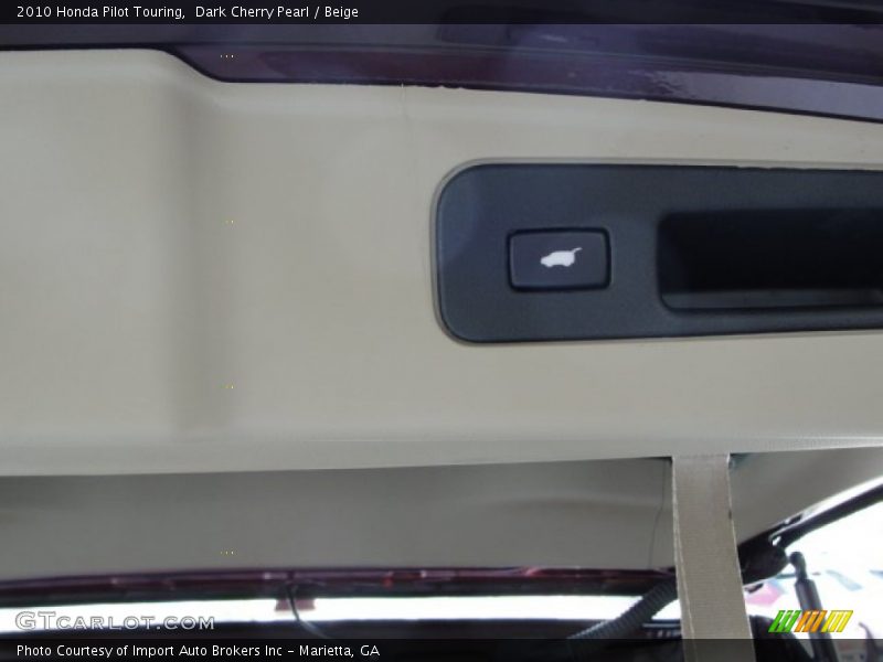 Dark Cherry Pearl / Beige 2010 Honda Pilot Touring