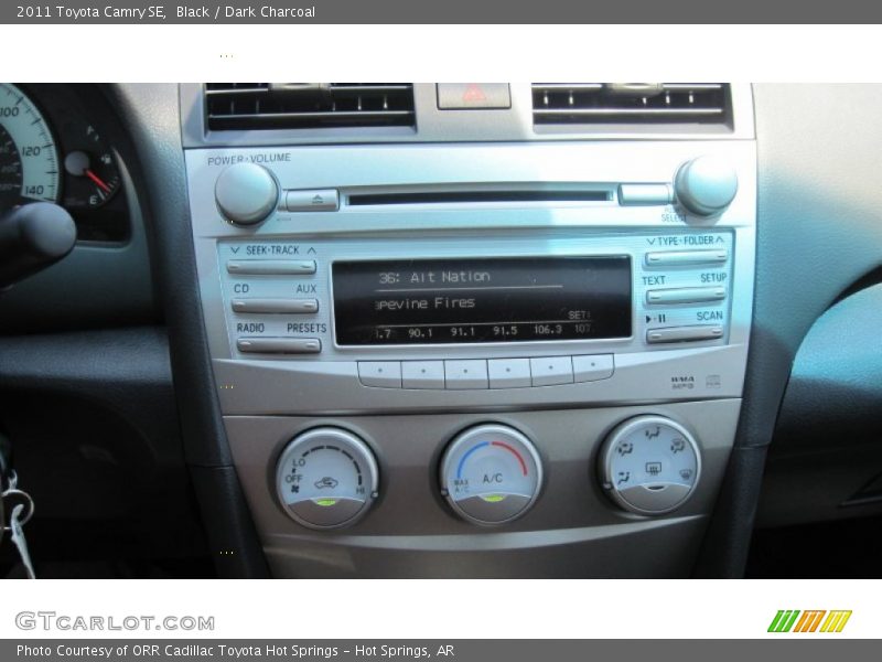 Black / Dark Charcoal 2011 Toyota Camry SE