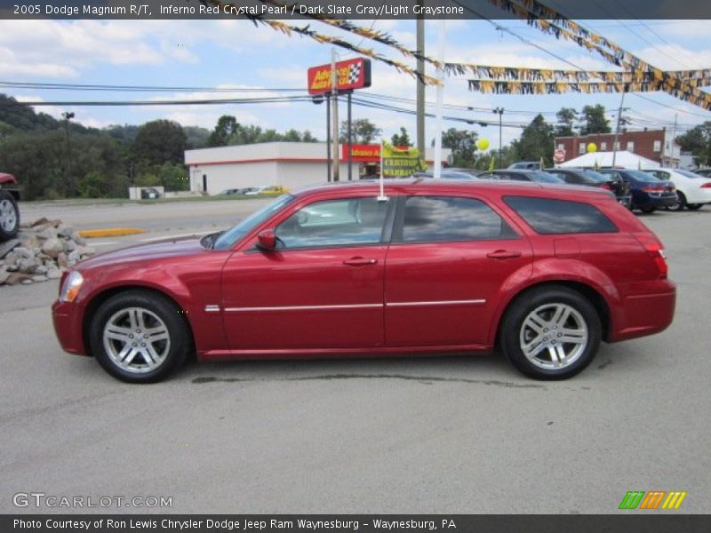 Inferno Red Crystal Pearl / Dark Slate Gray/Light Graystone 2005 Dodge Magnum R/T