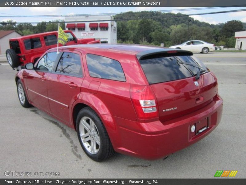 Inferno Red Crystal Pearl / Dark Slate Gray/Light Graystone 2005 Dodge Magnum R/T