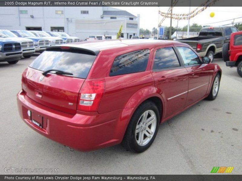 Inferno Red Crystal Pearl / Dark Slate Gray/Light Graystone 2005 Dodge Magnum R/T