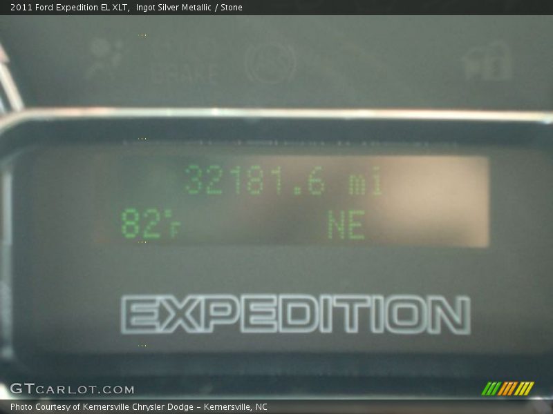 Ingot Silver Metallic / Stone 2011 Ford Expedition EL XLT