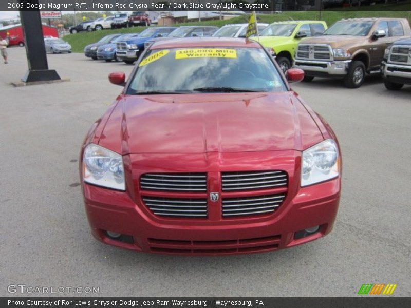 Inferno Red Crystal Pearl / Dark Slate Gray/Light Graystone 2005 Dodge Magnum R/T