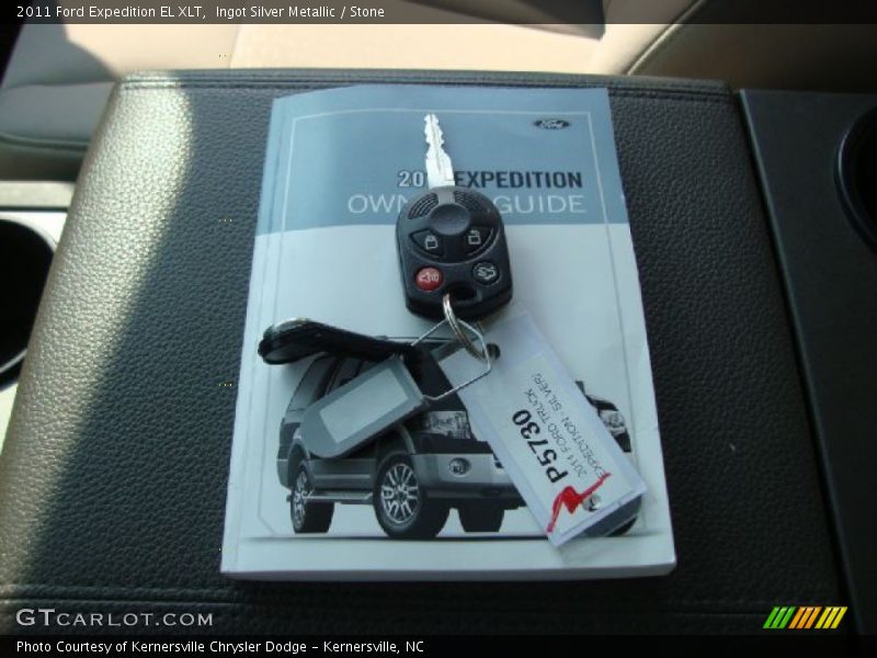 Ingot Silver Metallic / Stone 2011 Ford Expedition EL XLT