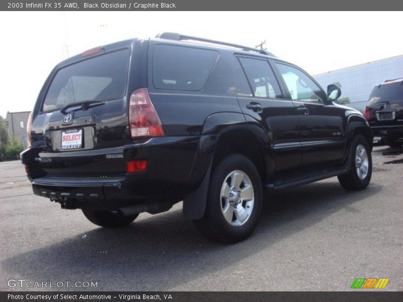 Black Obsidian / Graphite Black 2003 Infiniti FX 35 AWD