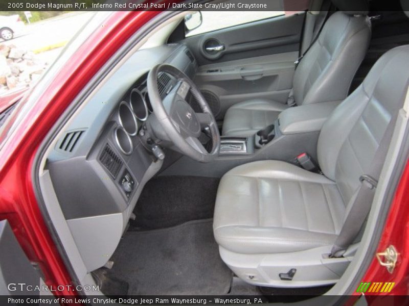 Inferno Red Crystal Pearl / Dark Slate Gray/Light Graystone 2005 Dodge Magnum R/T