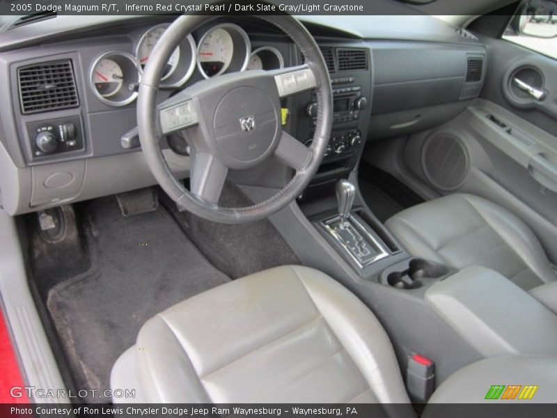 Inferno Red Crystal Pearl / Dark Slate Gray/Light Graystone 2005 Dodge Magnum R/T