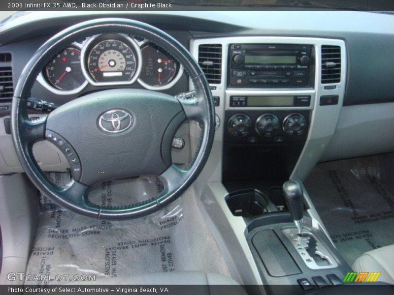 Black Obsidian / Graphite Black 2003 Infiniti FX 35 AWD