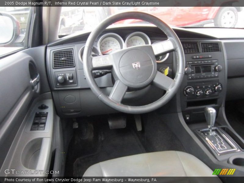 Inferno Red Crystal Pearl / Dark Slate Gray/Light Graystone 2005 Dodge Magnum R/T