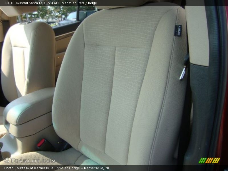 Venetian Red / Beige 2010 Hyundai Santa Fe GLS 4WD