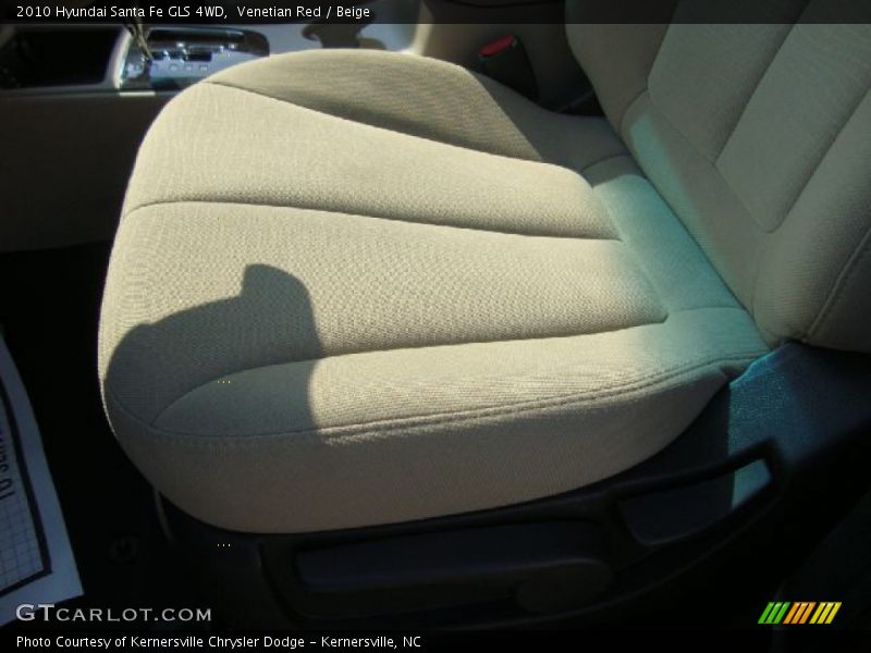 Venetian Red / Beige 2010 Hyundai Santa Fe GLS 4WD