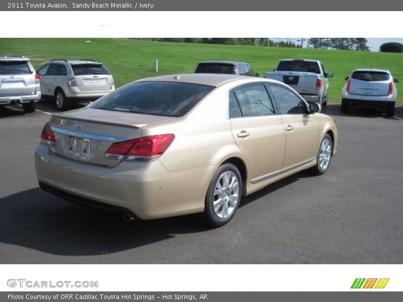 Sandy Beach Metallic / Ivory 2011 Toyota Avalon