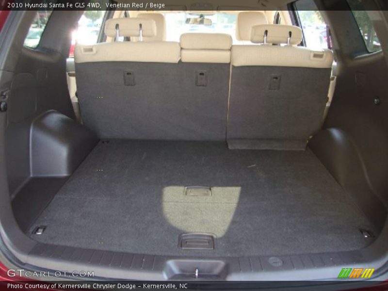 Venetian Red / Beige 2010 Hyundai Santa Fe GLS 4WD