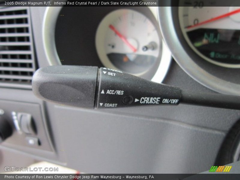 Inferno Red Crystal Pearl / Dark Slate Gray/Light Graystone 2005 Dodge Magnum R/T