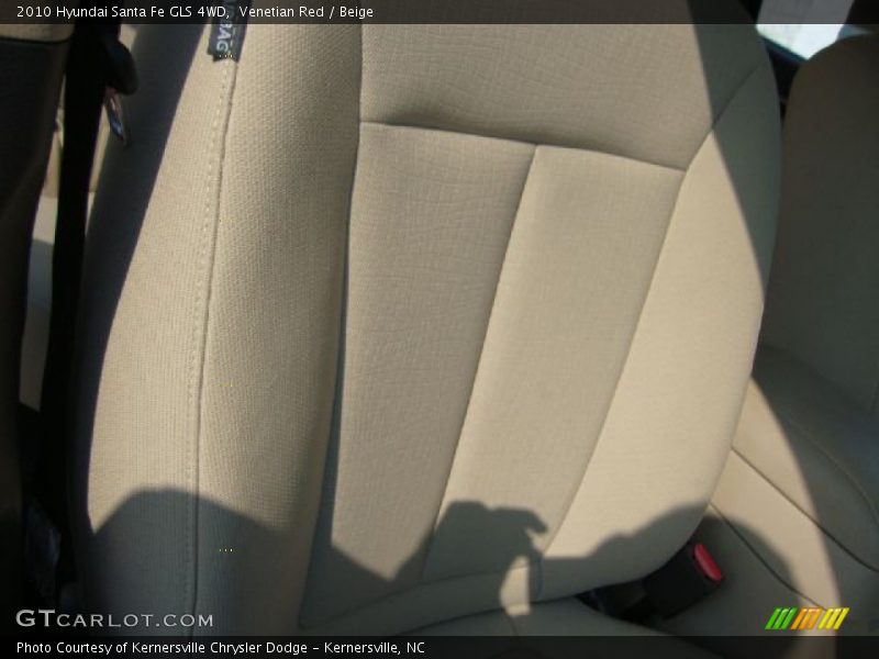 Venetian Red / Beige 2010 Hyundai Santa Fe GLS 4WD