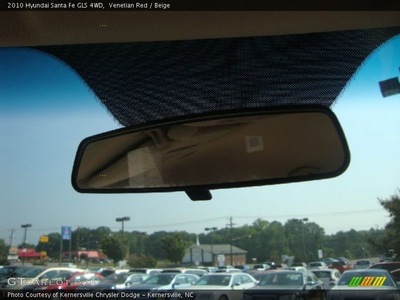 Venetian Red / Beige 2010 Hyundai Santa Fe GLS 4WD