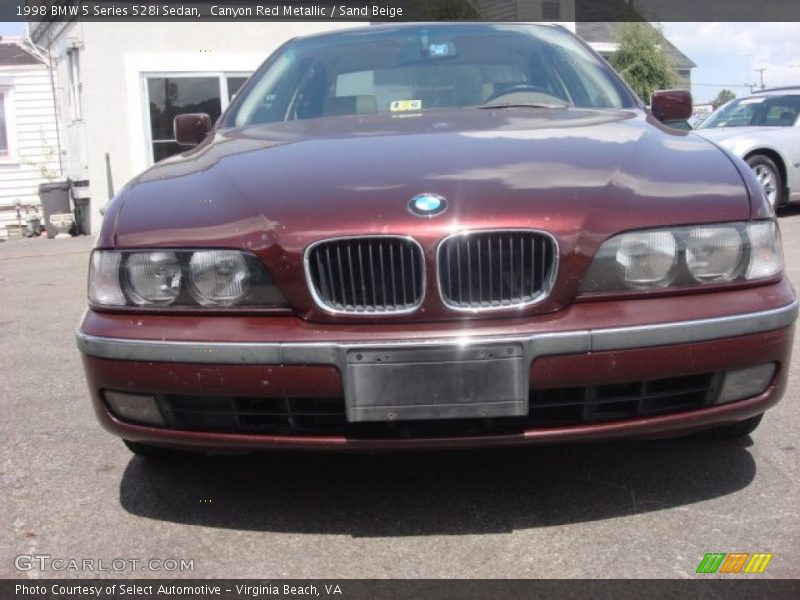  1998 5 Series 528i Sedan Canyon Red Metallic