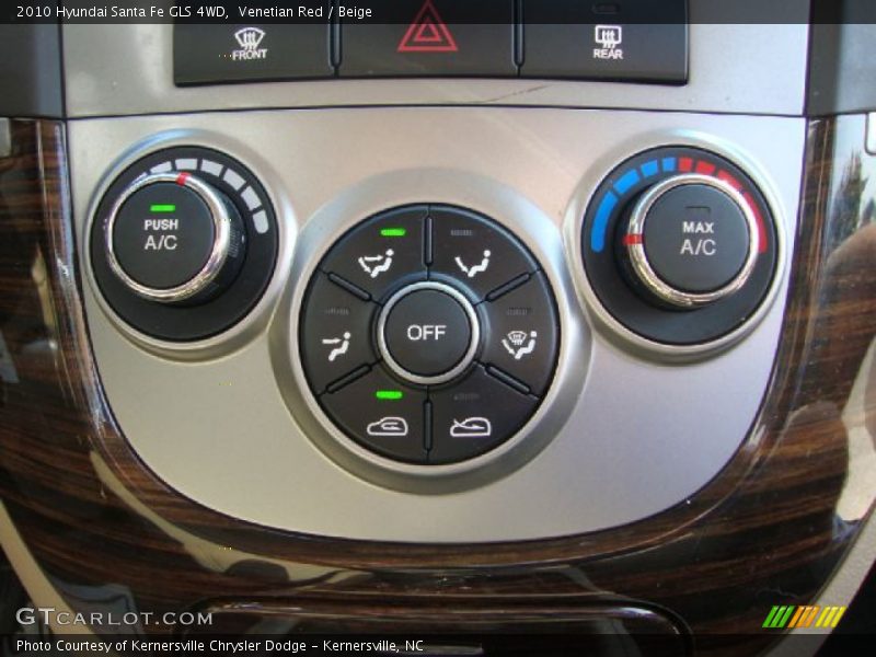 Venetian Red / Beige 2010 Hyundai Santa Fe GLS 4WD
