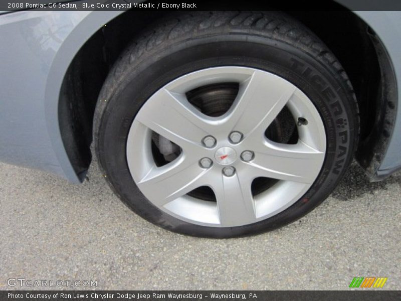 Blue Gold Crystal Metallic / Ebony Black 2008 Pontiac G6 Sedan