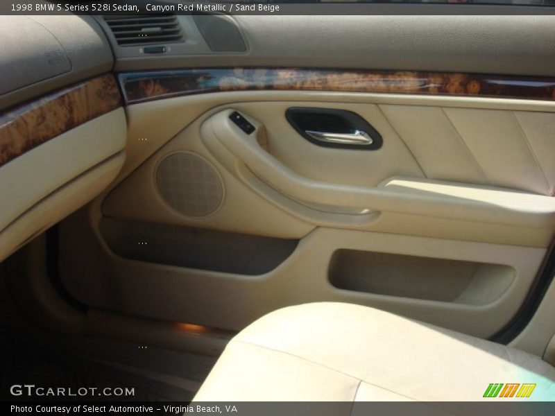 Canyon Red Metallic / Sand Beige 1998 BMW 5 Series 528i Sedan