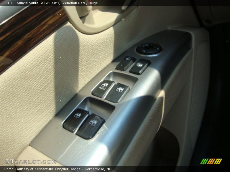 Venetian Red / Beige 2010 Hyundai Santa Fe GLS 4WD