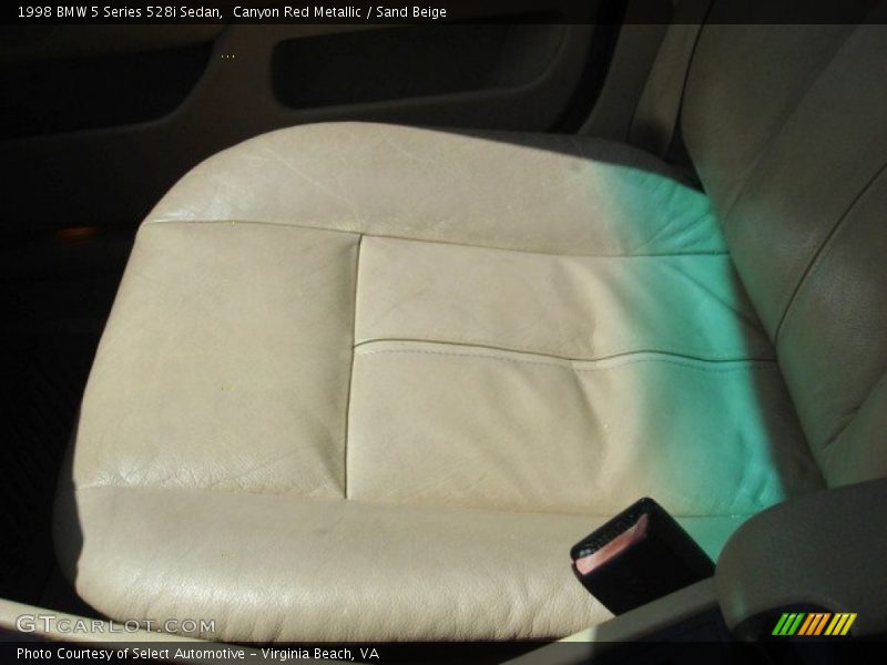 Canyon Red Metallic / Sand Beige 1998 BMW 5 Series 528i Sedan