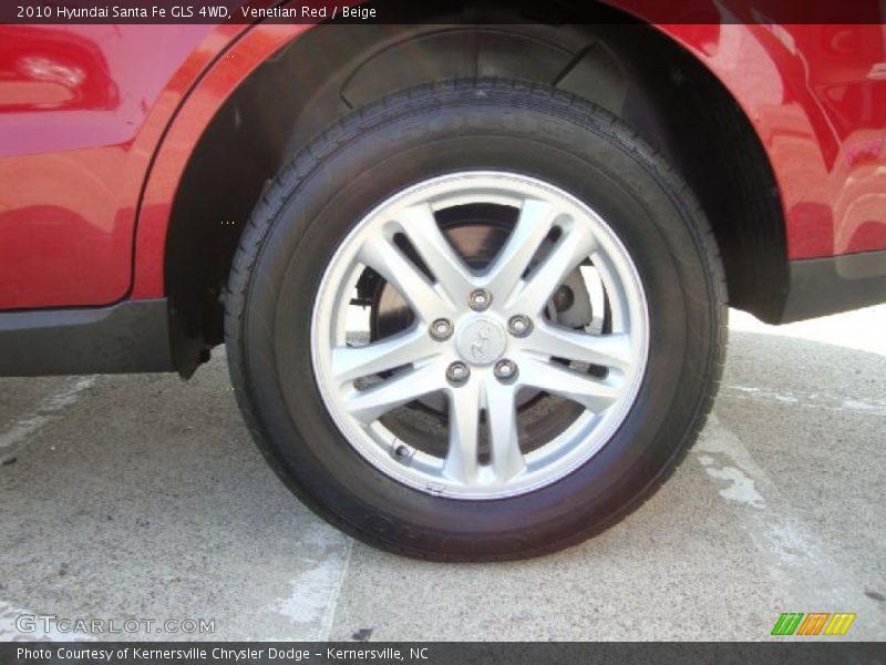 Venetian Red / Beige 2010 Hyundai Santa Fe GLS 4WD