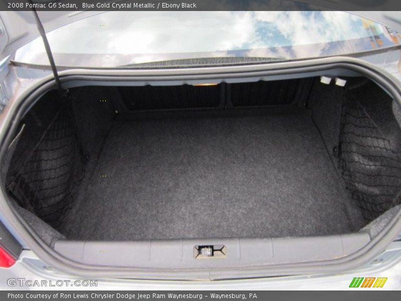 Blue Gold Crystal Metallic / Ebony Black 2008 Pontiac G6 Sedan