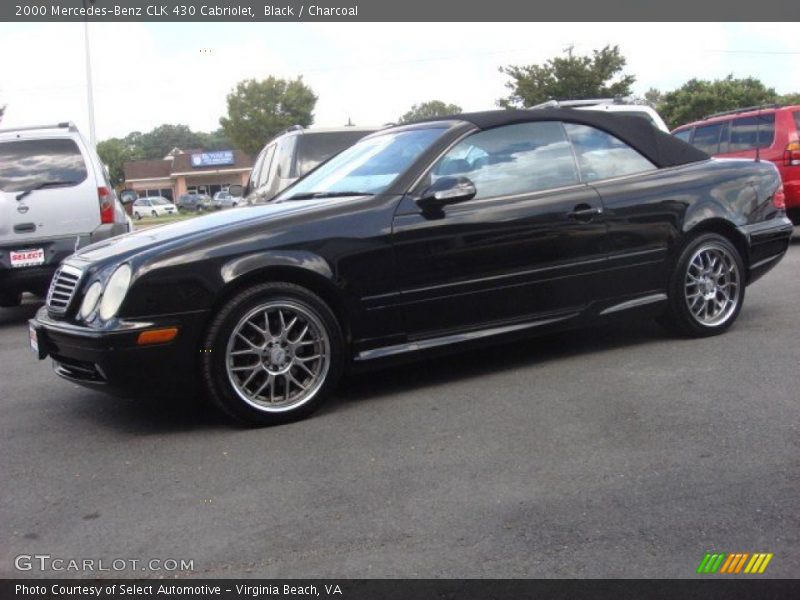 Black / Charcoal 2000 Mercedes-Benz CLK 430 Cabriolet
