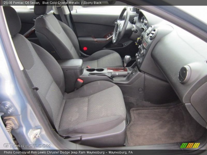 Blue Gold Crystal Metallic / Ebony Black 2008 Pontiac G6 Sedan