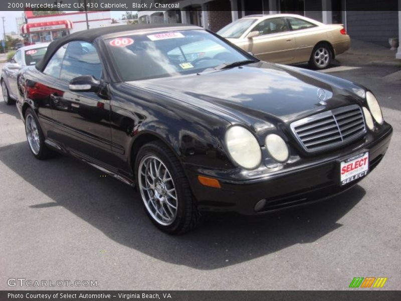 Black / Charcoal 2000 Mercedes-Benz CLK 430 Cabriolet