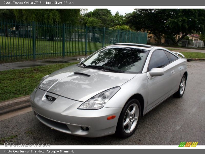 Liquid Silver / Black 2001 Toyota Celica GT-S