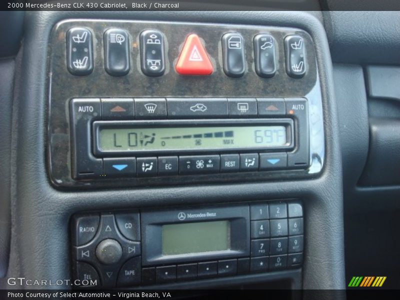 Black / Charcoal 2000 Mercedes-Benz CLK 430 Cabriolet