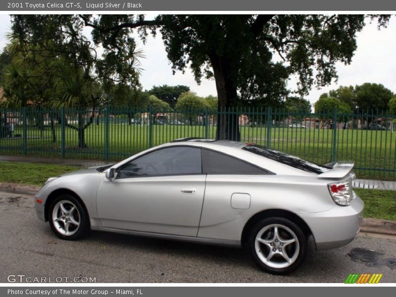 Liquid Silver / Black 2001 Toyota Celica GT-S