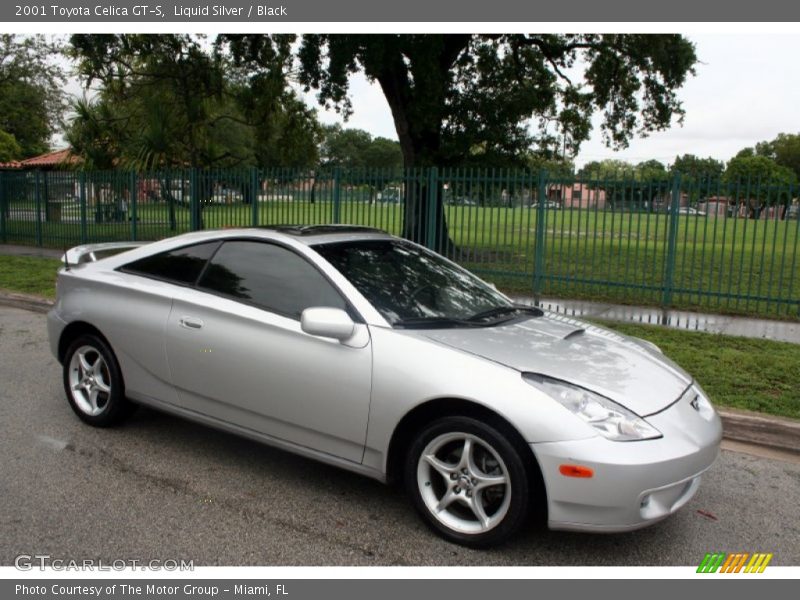 Liquid Silver / Black 2001 Toyota Celica GT-S
