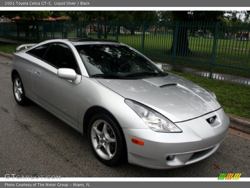 Liquid Silver / Black 2001 Toyota Celica GT-S