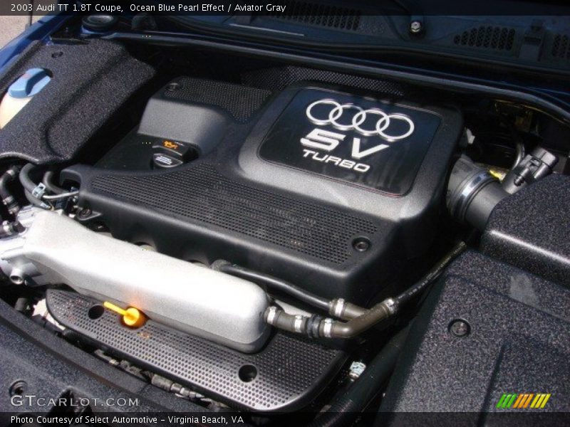  2003 TT 1.8T Coupe Engine - 1.8 Liter Turbocharged DOHC 20-Valve 4 Cylinder