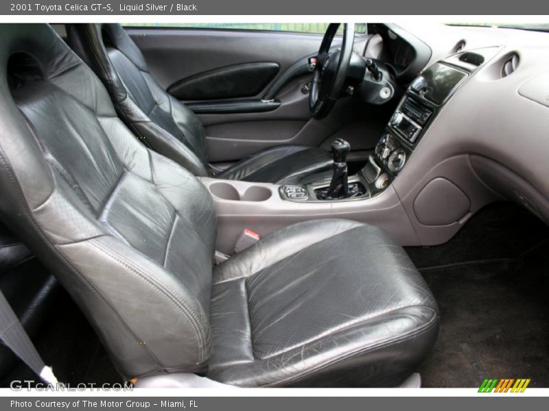 Liquid Silver / Black 2001 Toyota Celica GT-S