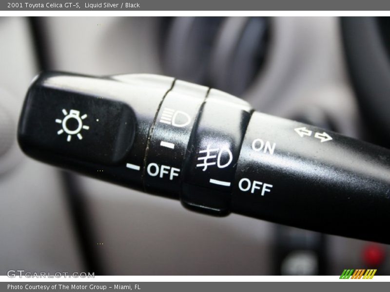 Liquid Silver / Black 2001 Toyota Celica GT-S