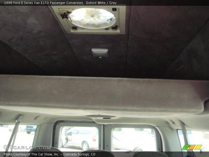 Oxford White / Grey 1998 Ford E Series Van E150 Passenger Conversion